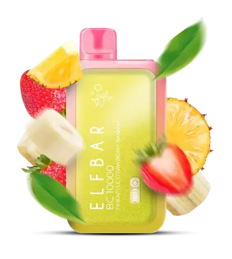ELFBAR 10k Puffs Pinaple Straberry Banana